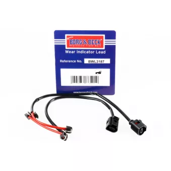 Contact d'avertissement, usure des plaquettes de frein BORG & BECK BWL3187