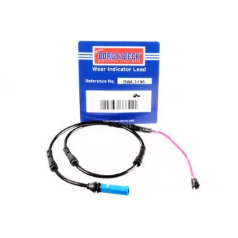 Contact d'avertissement, usure des plaquettes de frein BORG & BECK BWL3196