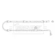 Contact d'avertissement, usure des plaquettes de frein BORG & BECK BWL3206 - Visuel 2