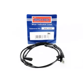 Contact d'avertissement, usure des plaquettes de frein BORG & BECK BWL3226
