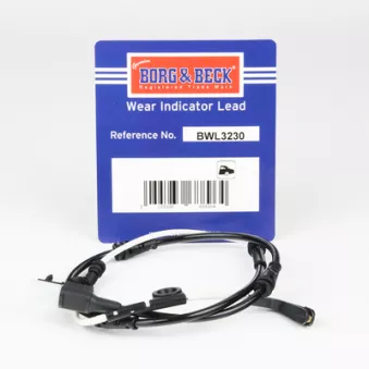 Contact d'avertissement, usure des plaquettes de frein BORG & BECK BWL3230