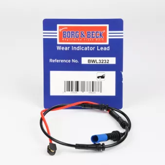Contact d'avertissement, usure des plaquettes de frein BORG & BECK BWL3232