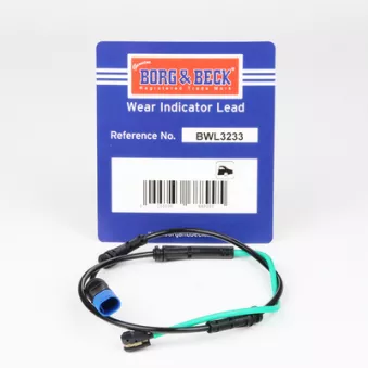 Contact d'avertissement, usure des plaquettes de frein BORG & BECK BWL3233