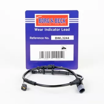 Contact d'avertissement, usure des plaquettes de frein BORG & BECK BWL3244