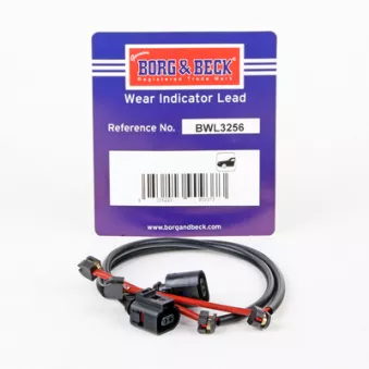 Contact d'avertissement, usure des plaquettes de frein BORG & BECK BWL3256