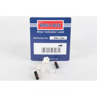 Contact d'avertissement, usure des plaquettes de frein BORG & BECK BWL3266