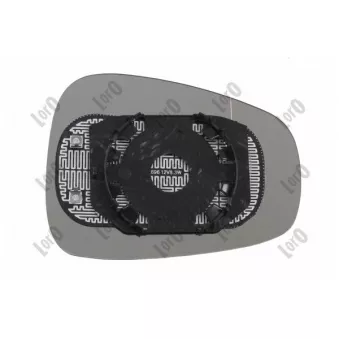 Verre de rétroviseur, rétroviseur extérieur ABAKUS 0108G01
