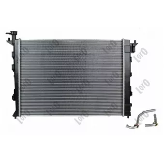 Radiateur, refroidissement du moteur ABAKUS 019-017-0049
