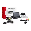 Système d'aide au stationnement TFT02 4,3" avec HD-305-LED 4 capteurs argent AMIO 02715 - Visuel 1