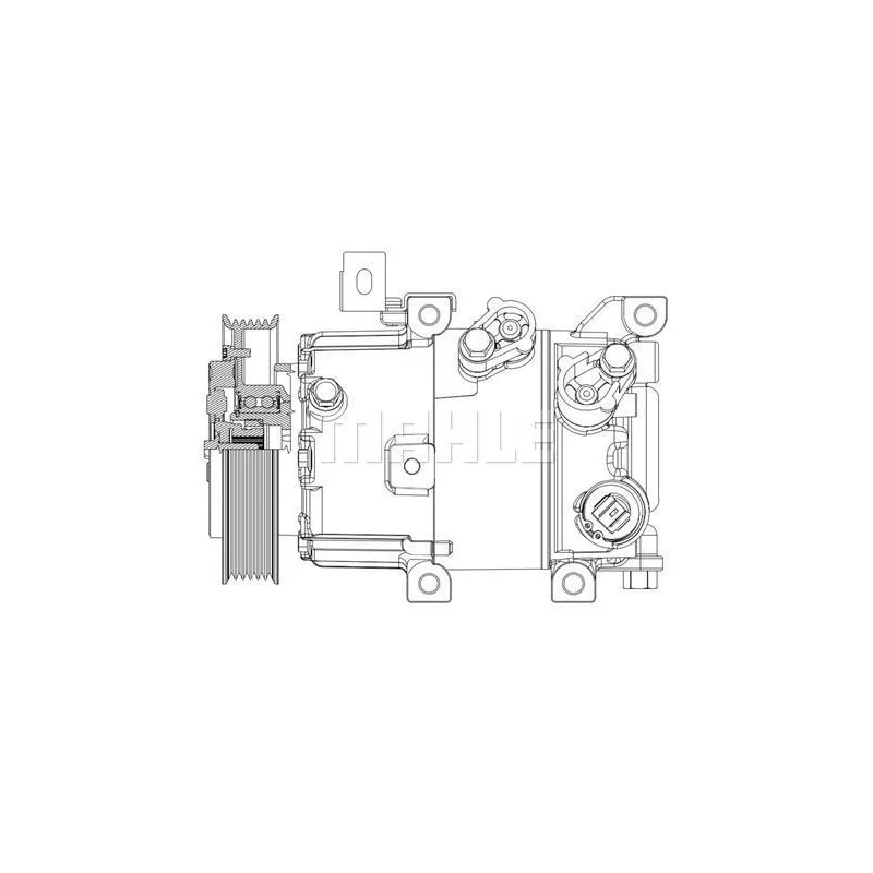 Compresseur, climatisation BV PSH 090.155.019.310