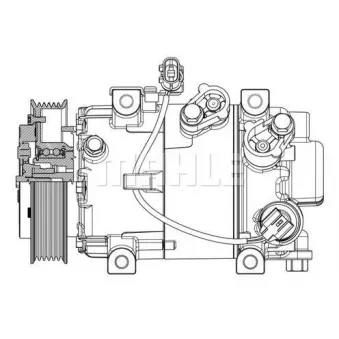 Compresseur, climatisation BV PSH 090.255.007.310