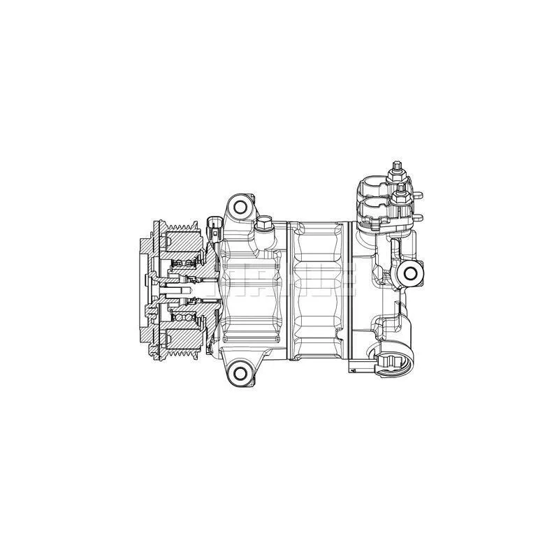 Compresseur, climatisation BV PSH 090.595.024.310