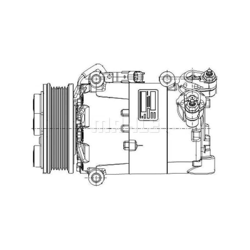Compresseur, climatisation BV PSH 090.595.064.310