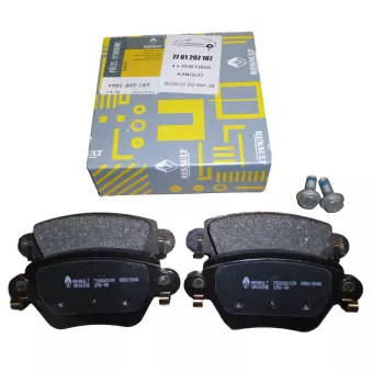 Jeu de 4 plaquettes de frein arrière OE 7701207187