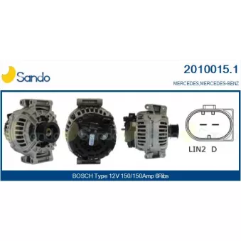 Alternateur SANDO 2010015.1