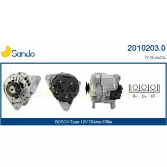 Alternateur SANDO 2010203.0