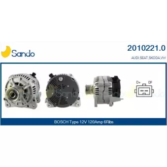 Alternateur SANDO 2010221.0