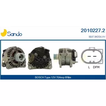 Alternateur SANDO 2010227.2