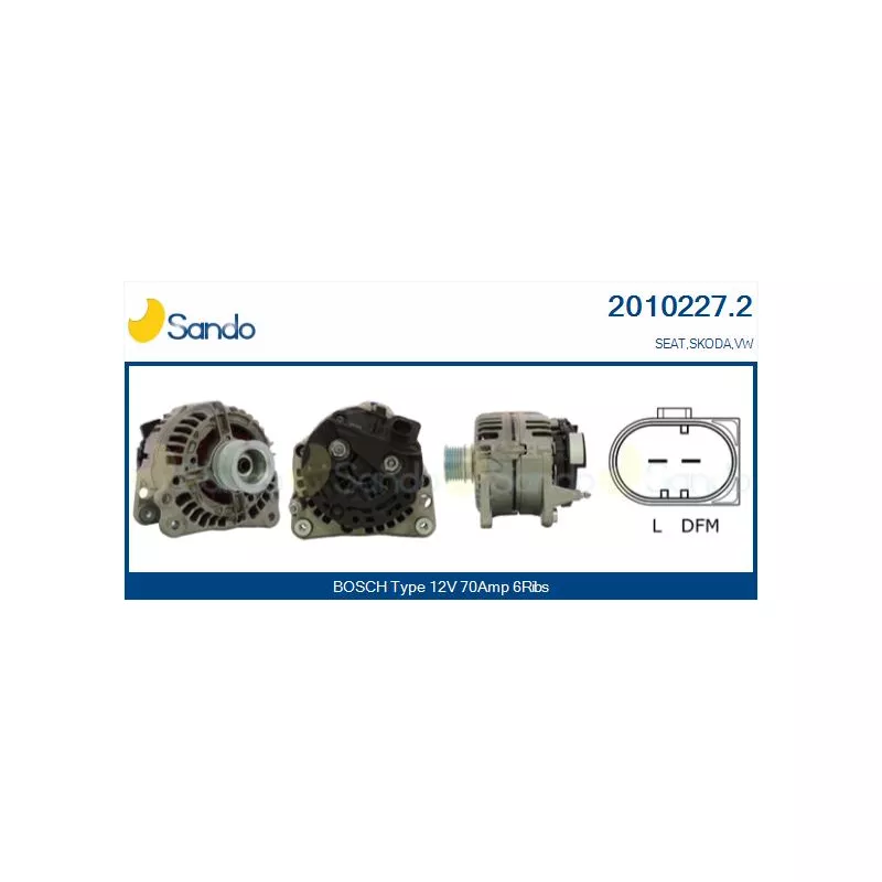 Alternateur SANDO 2010227.2