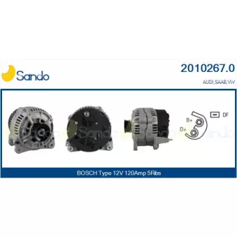 Alternateur SANDO 2010267.0