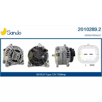 Alternateur SANDO 2010289.2