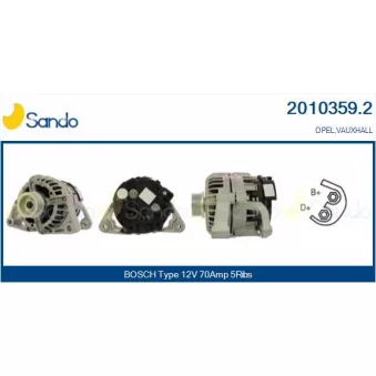Alternateur SANDO 2010359.2