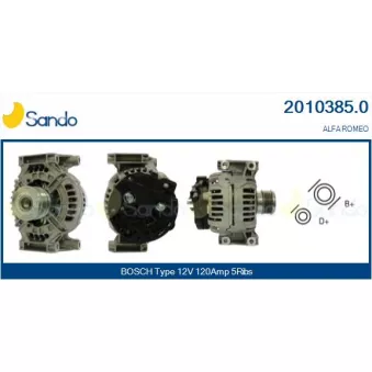 Alternateur SANDO 2010385.0