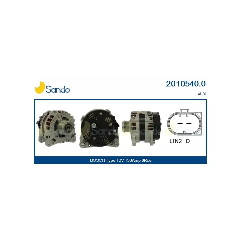 Alternateur SANDO 2010540.0