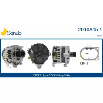 Alternateur SANDO 2010A15.1