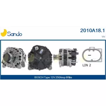 Alternateur SANDO 2010A18.1