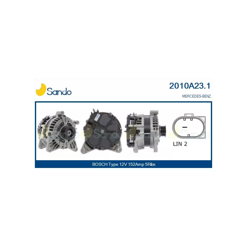 Alternateur SANDO 2010A23.1