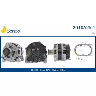 Alternateur SANDO 2010A25.1