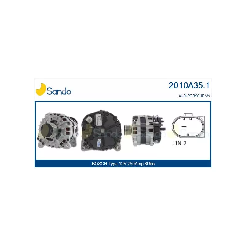 Alternateur SANDO 2010A35.1