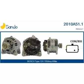 Alternateur SANDO 2010A51.1