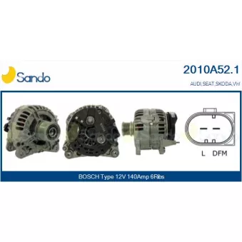 Alternateur SANDO 2010A52.1