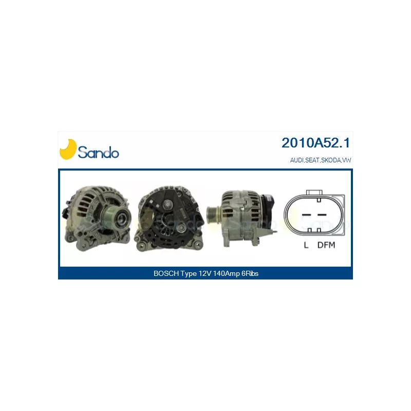 Alternateur SANDO 2010A52.1