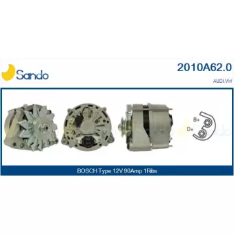 Alternateur SANDO 2010A62.0