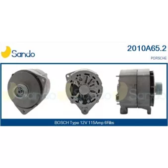 Alternateur SANDO 2010A65.2