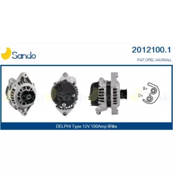 Alternateur SANDO 2012100.1