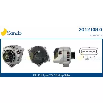 Alternateur SANDO 2012109.0