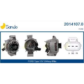 Alternateur SANDO 2014107.0