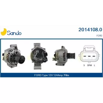 Alternateur SANDO 2014108.0