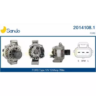 Alternateur SANDO 2014108.1