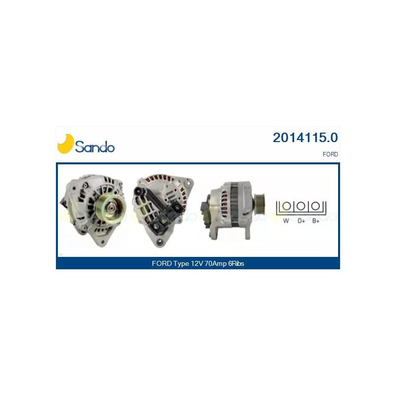 Alternateur SANDO 2014115.0