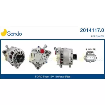 Alternateur SANDO 2014117.0
