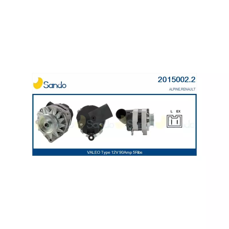 Alternateur SANDO 2015002.2