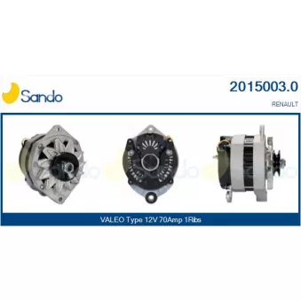 Alternateur SANDO 2015003.0
