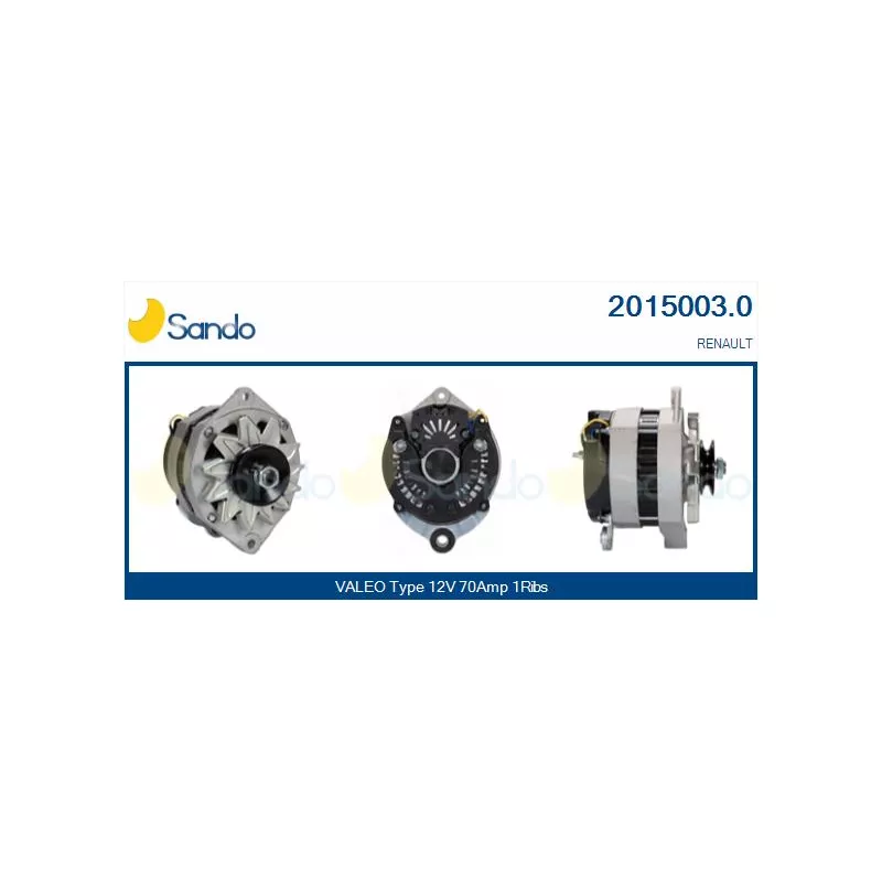 Alternateur SANDO 2015003.0