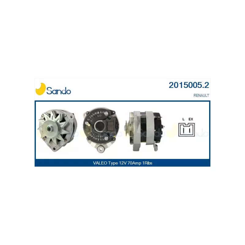 Alternateur SANDO 2015005.2