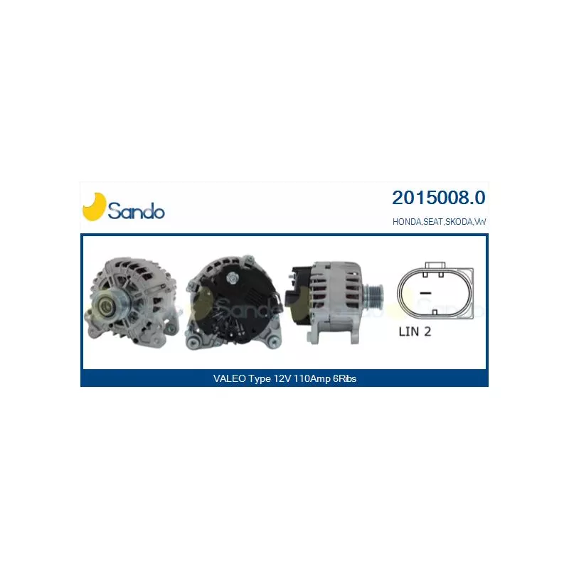 Alternateur SANDO 2015008.0